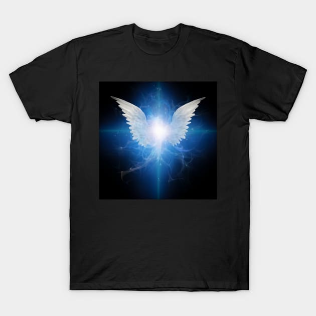 Angel winged star T-Shirt by rolffimages